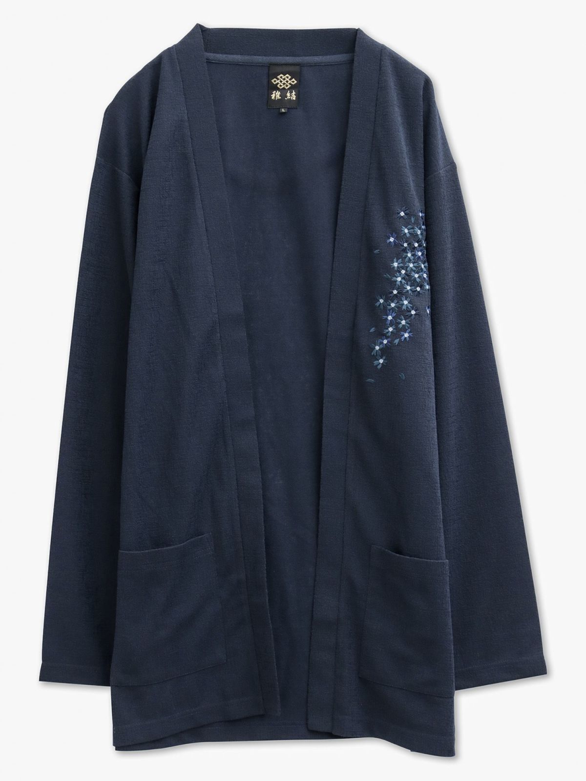 【雅結】桜刺繍カーディガン×Tシャツセット