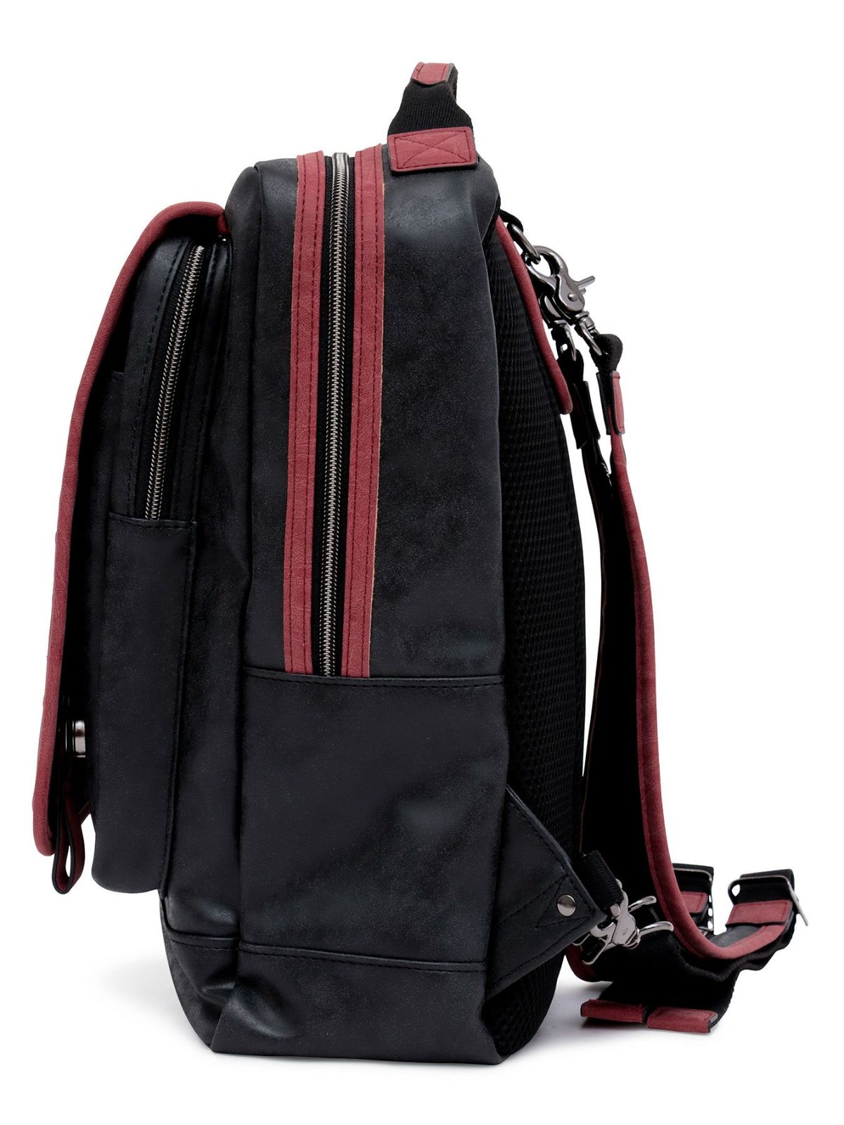 【雅結】八咫烏と桜刺繍 配色切替2WAYスクエアボディバッグ