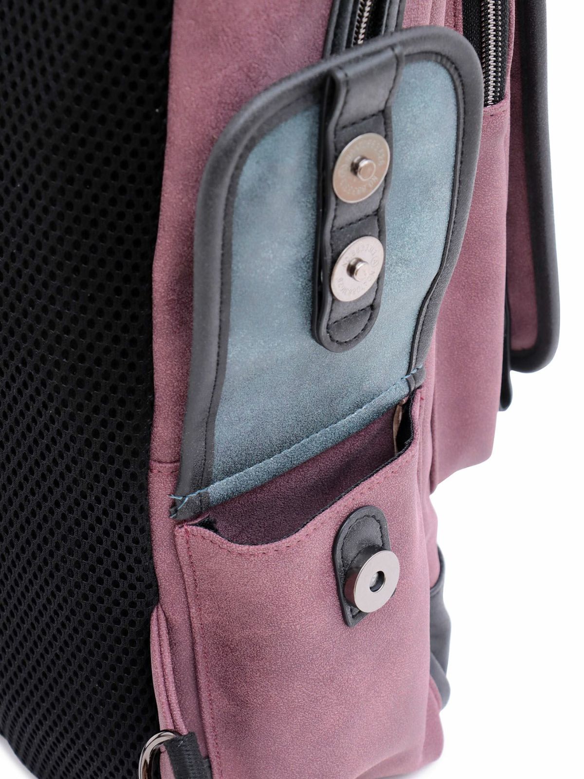 【雅結】八咫烏と桜刺繍 配色切替2WAYスクエアボディバッグ