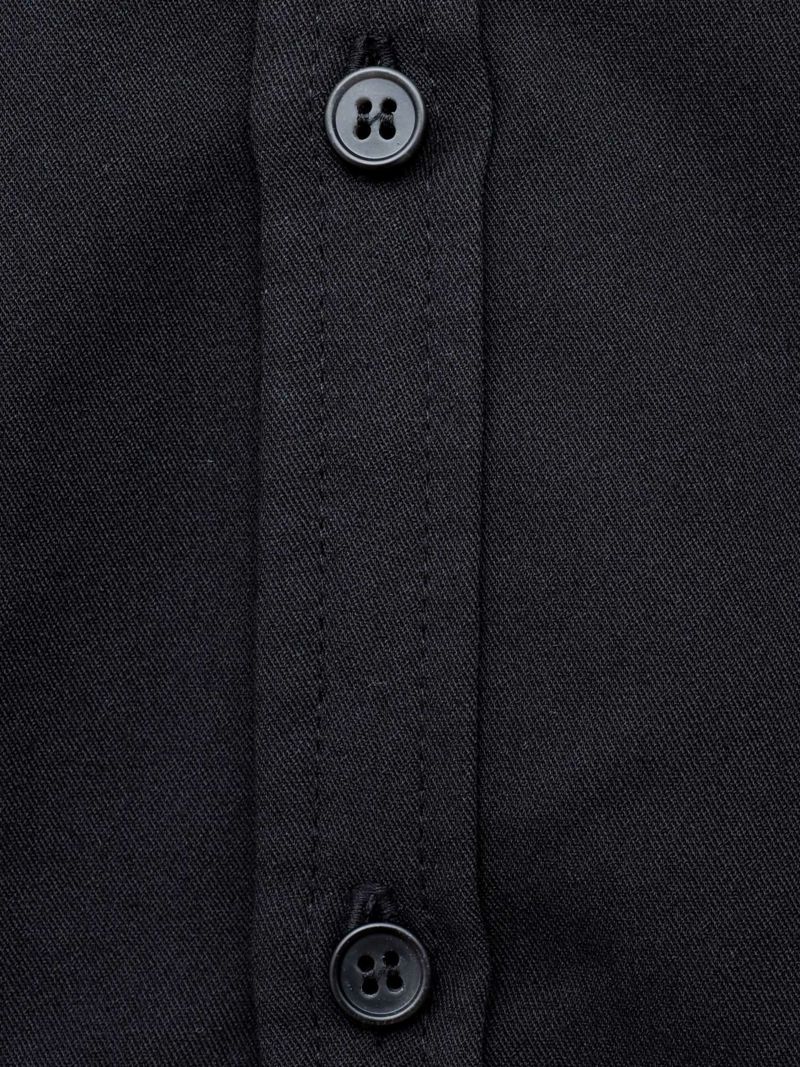 【雅結】桜刺繍 切り替えシャツ