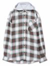 【moz】フード脱着 チェックシャツ〔別注〕
