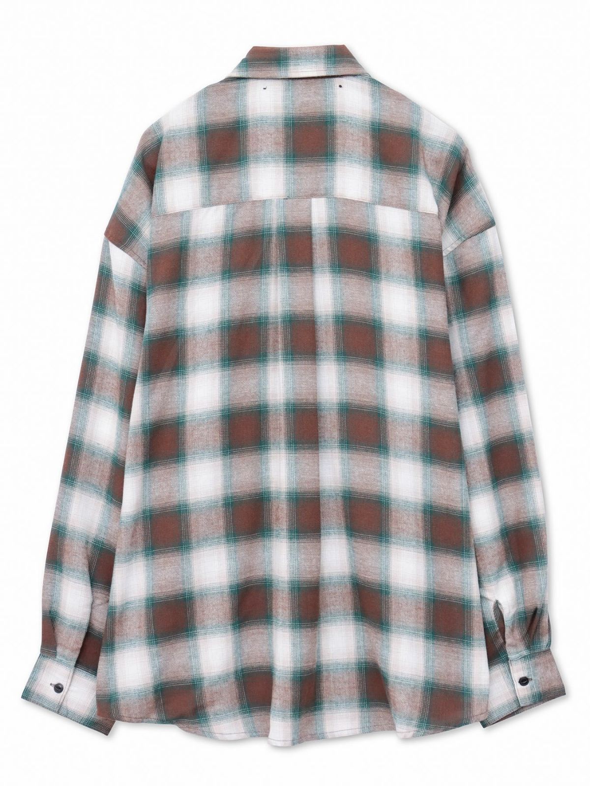 【moz】フード脱着 チェックシャツ〔別注〕