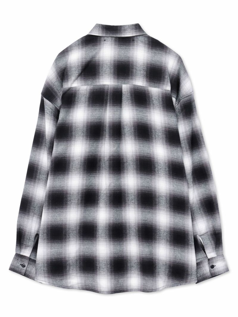 【moz】フード脱着 チェックシャツ〔別注〕