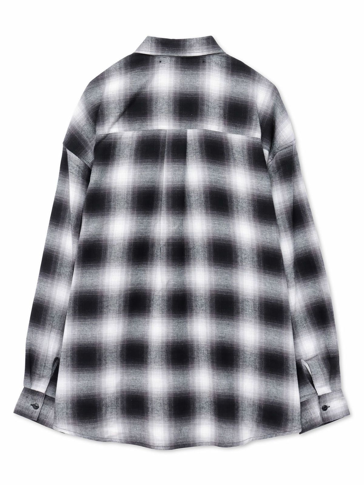 【moz】フード脱着 チェックシャツ〔別注〕