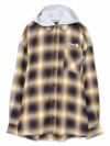 【moz】フード脱着 チェックシャツ〔別注〕