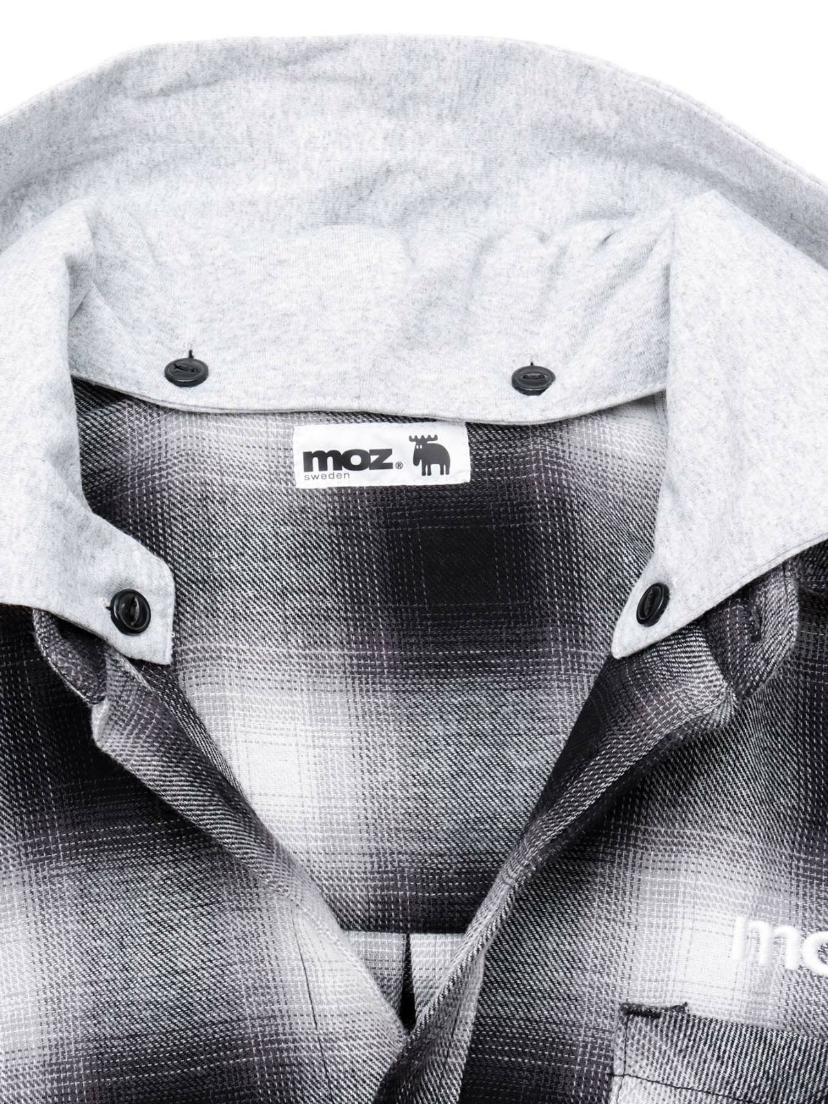 【moz】フード脱着 チェックシャツ〔別注〕