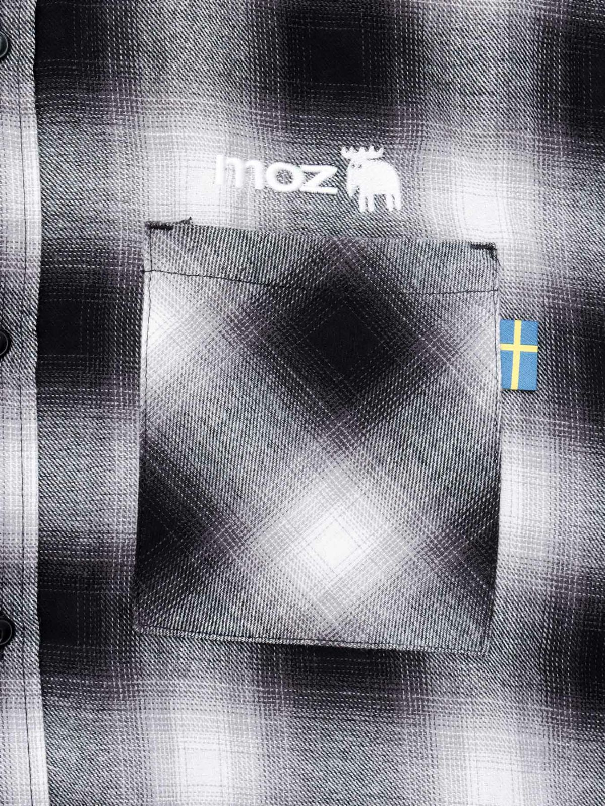 【moz】フード脱着 チェックシャツ〔別注〕