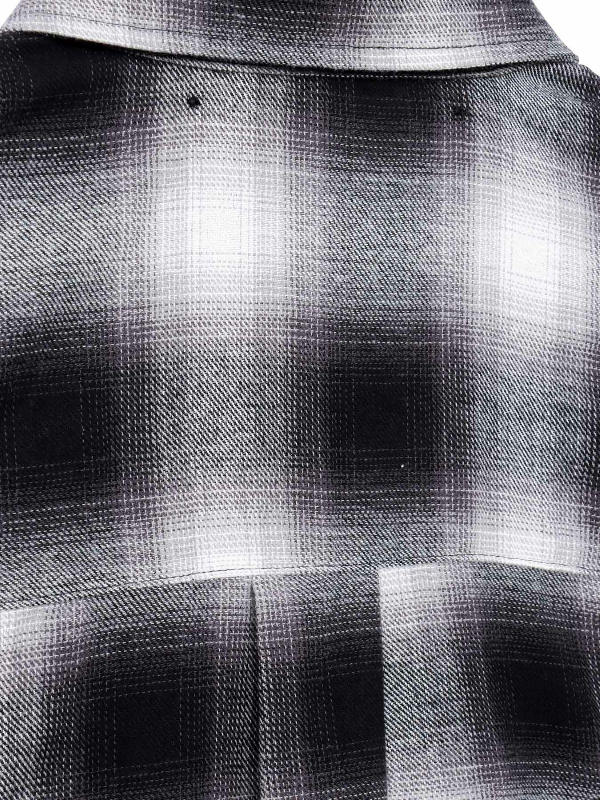 【moz】フード脱着 チェックシャツ〔別注〕