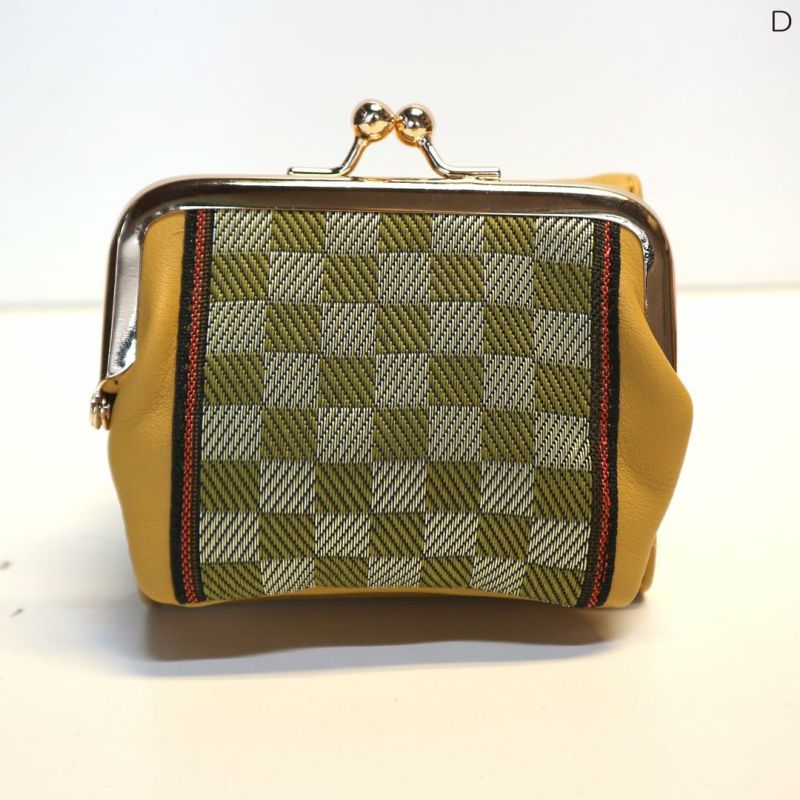 【TATAMI-BERI】畳縁 がま口ウォレット