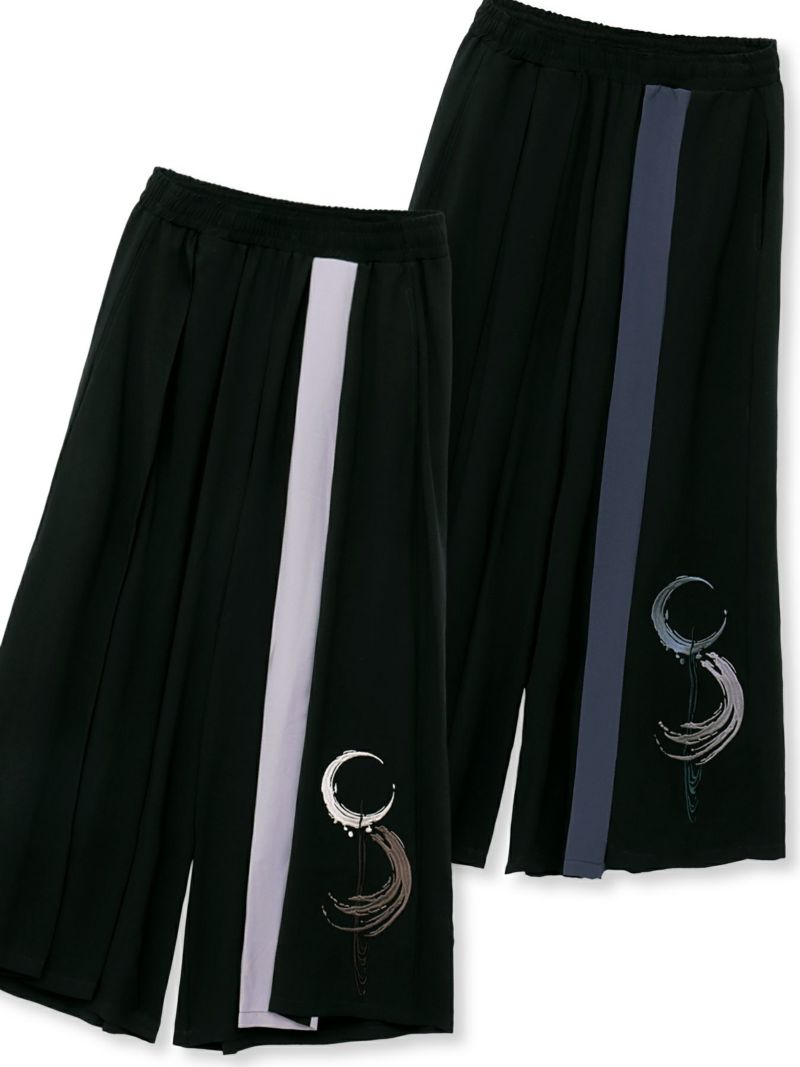 【雅結 -EN-】“陰の月”配色切替 ハカマガウチョパンツ