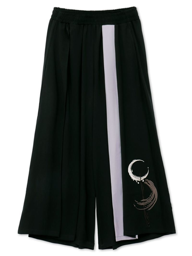 【雅結 -EN-】“陰の月”配色切替 ハカマガウチョパンツ