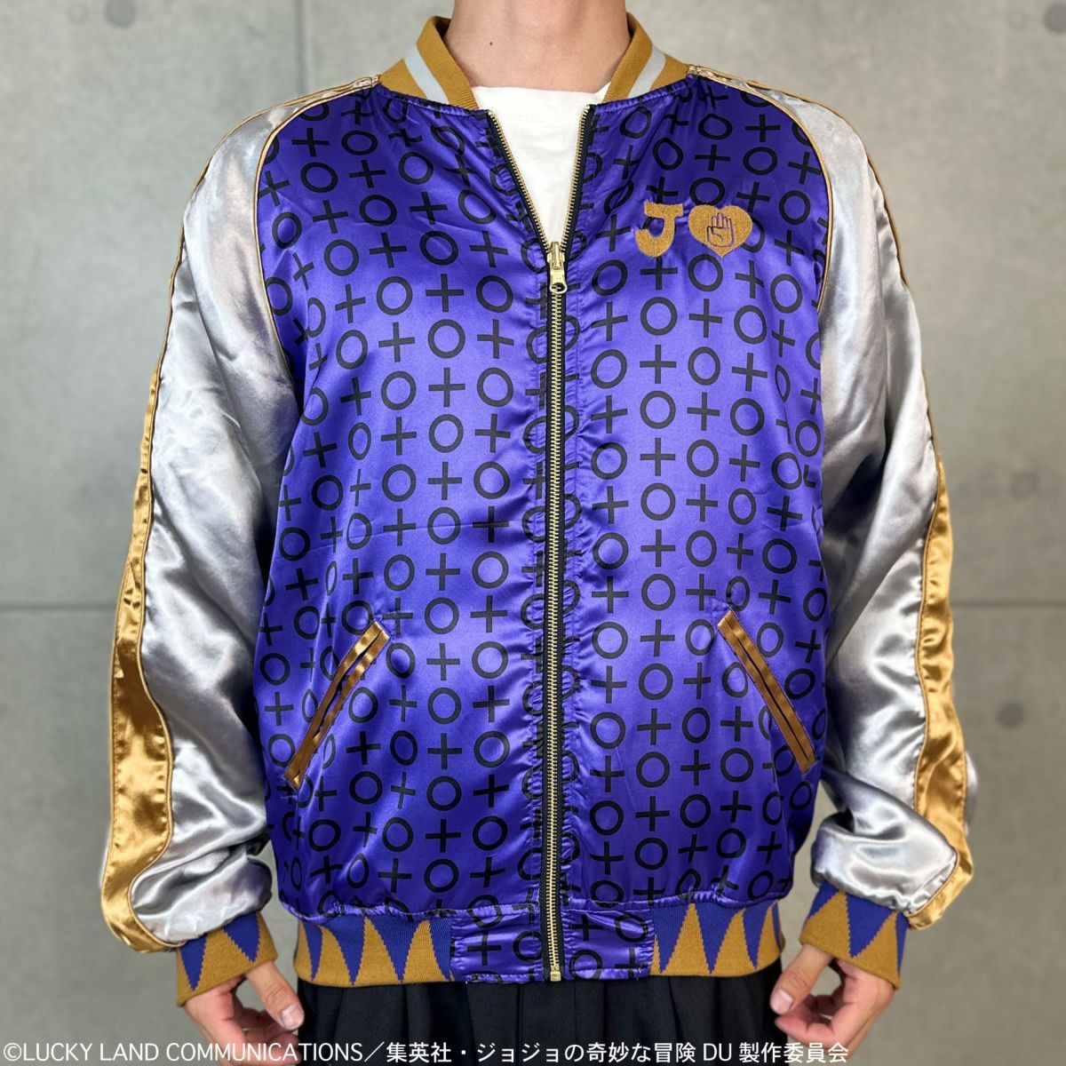 ＜予約＞【絡繰魂・粋×ジョジョの奇妙な冒険】空条承太郎リバーシブルスカジャン