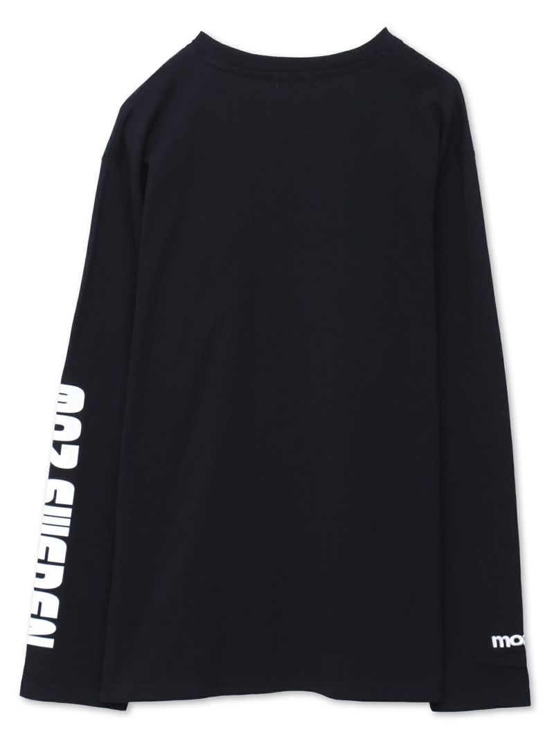  【moz】エルク サガラ刺繍入りレイヤードプルパーカー〔別注〕