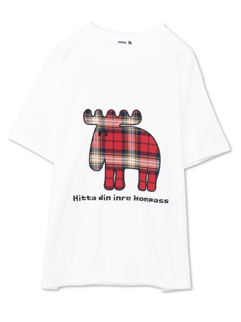  【moz】チェックエルク リアルレイヤードロンT〔別注〕
