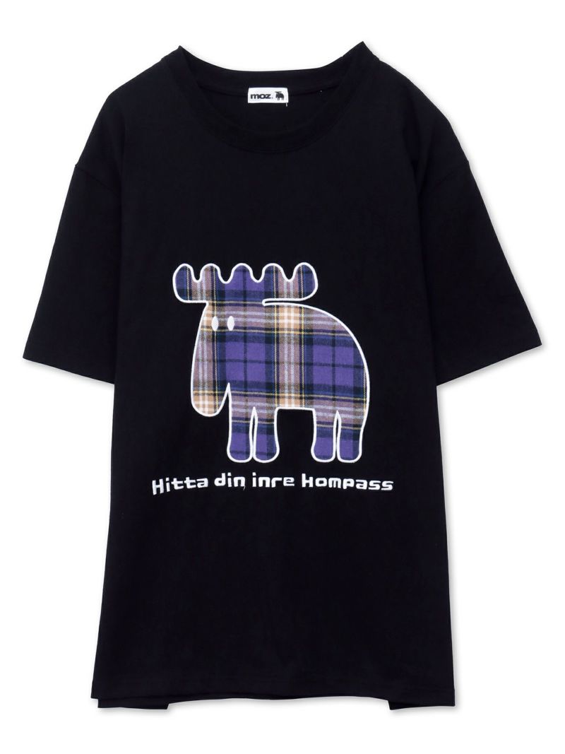  【moz】チェックエルク リアルレイヤードロンT〔別注〕