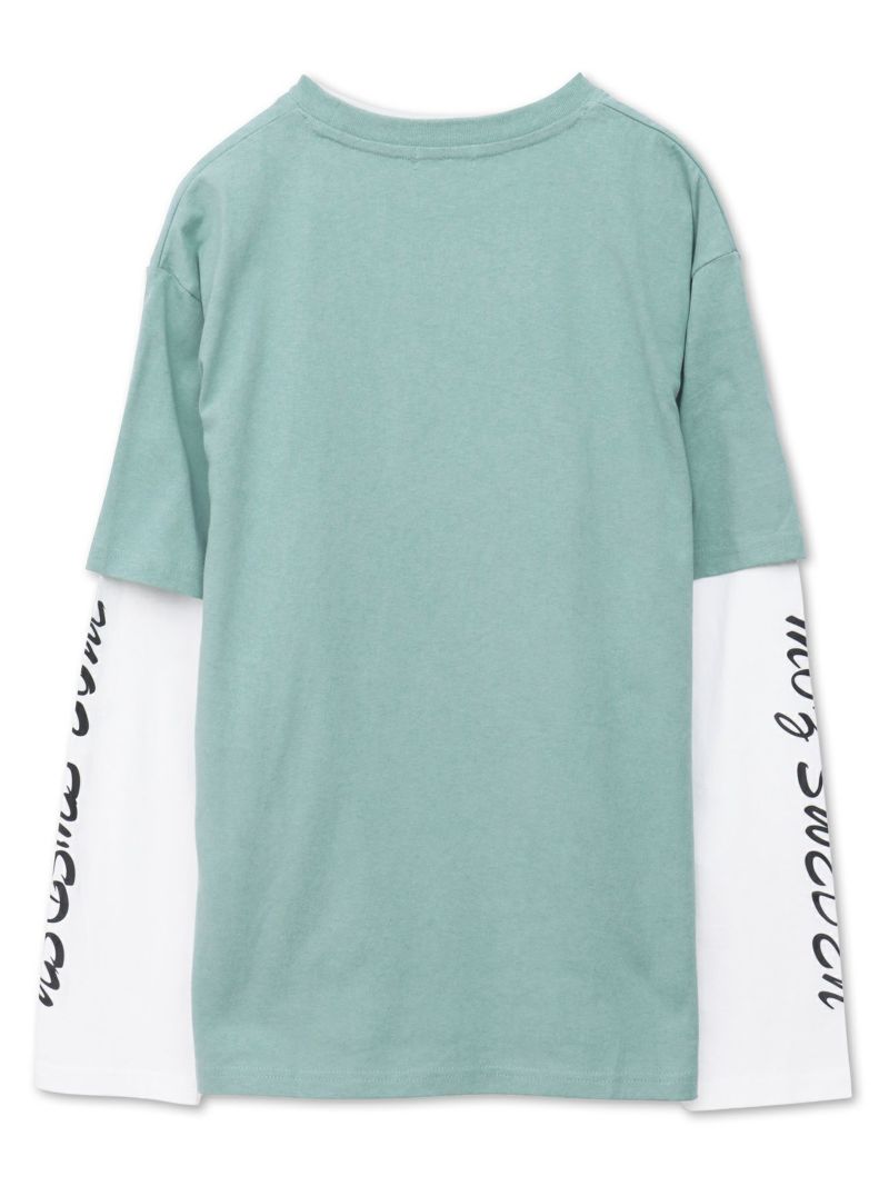  【moz】チェックエルク リアルレイヤードロンT〔別注〕