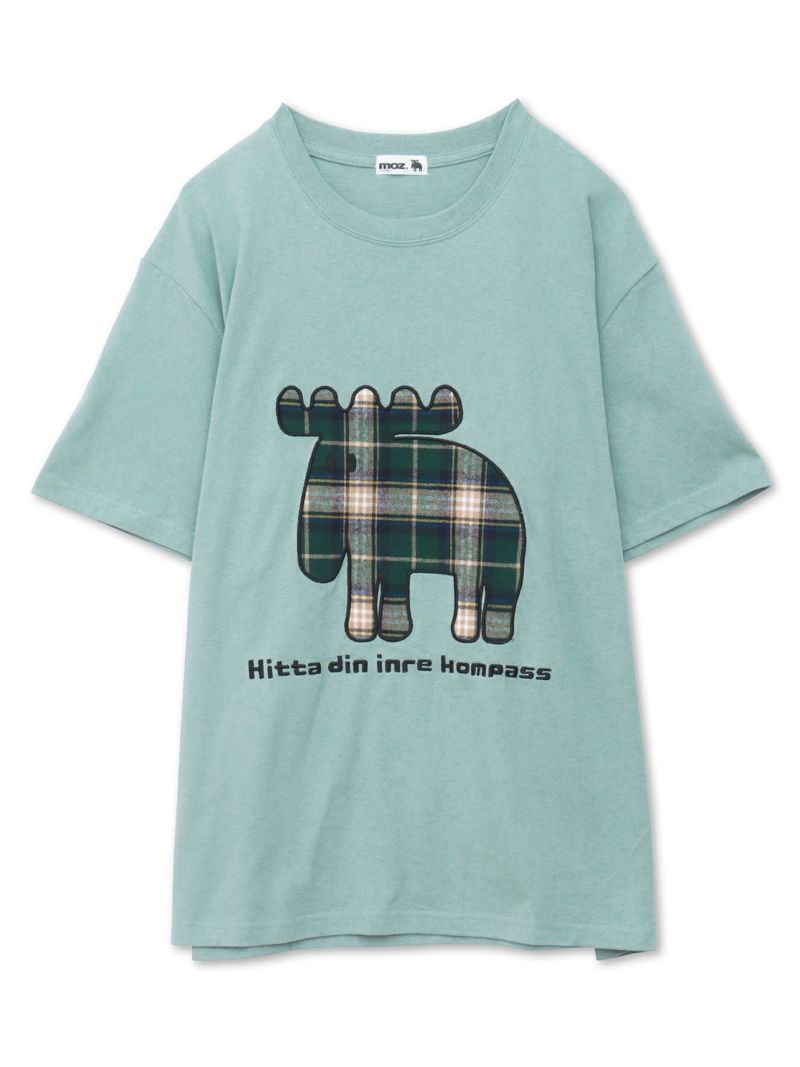  【moz】チェックエルク リアルレイヤードロンT〔別注〕