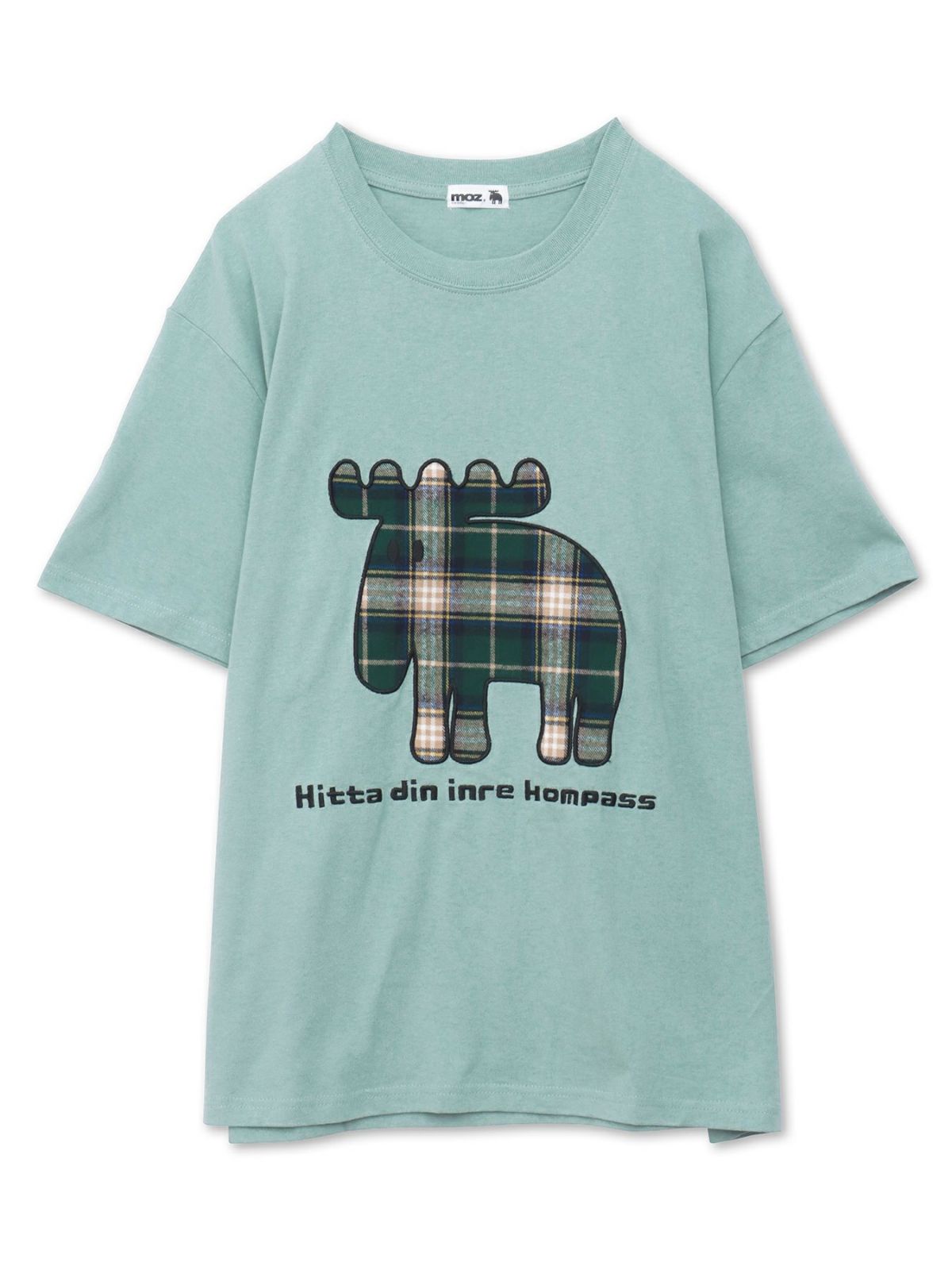  【moz】チェックエルク リアルレイヤードロンT〔別注〕