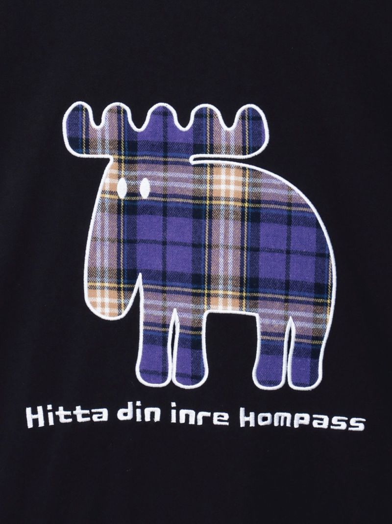  【moz】チェックエルク リアルレイヤードロンT〔別注〕