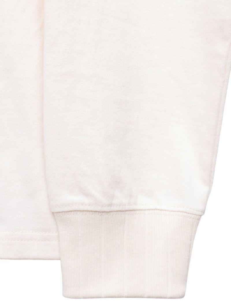 【SUMINEKO】“菊と墨猫”刺繍入りロン