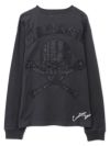 【VANSON】“パッチレススカル”刺繍入りロンT