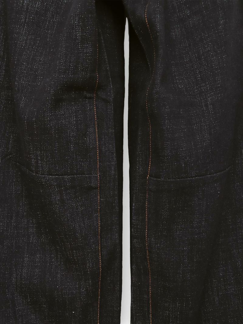 【今昔 -KON-JAKU-】“清明風月”総刺繍ワイドデニムパンツ