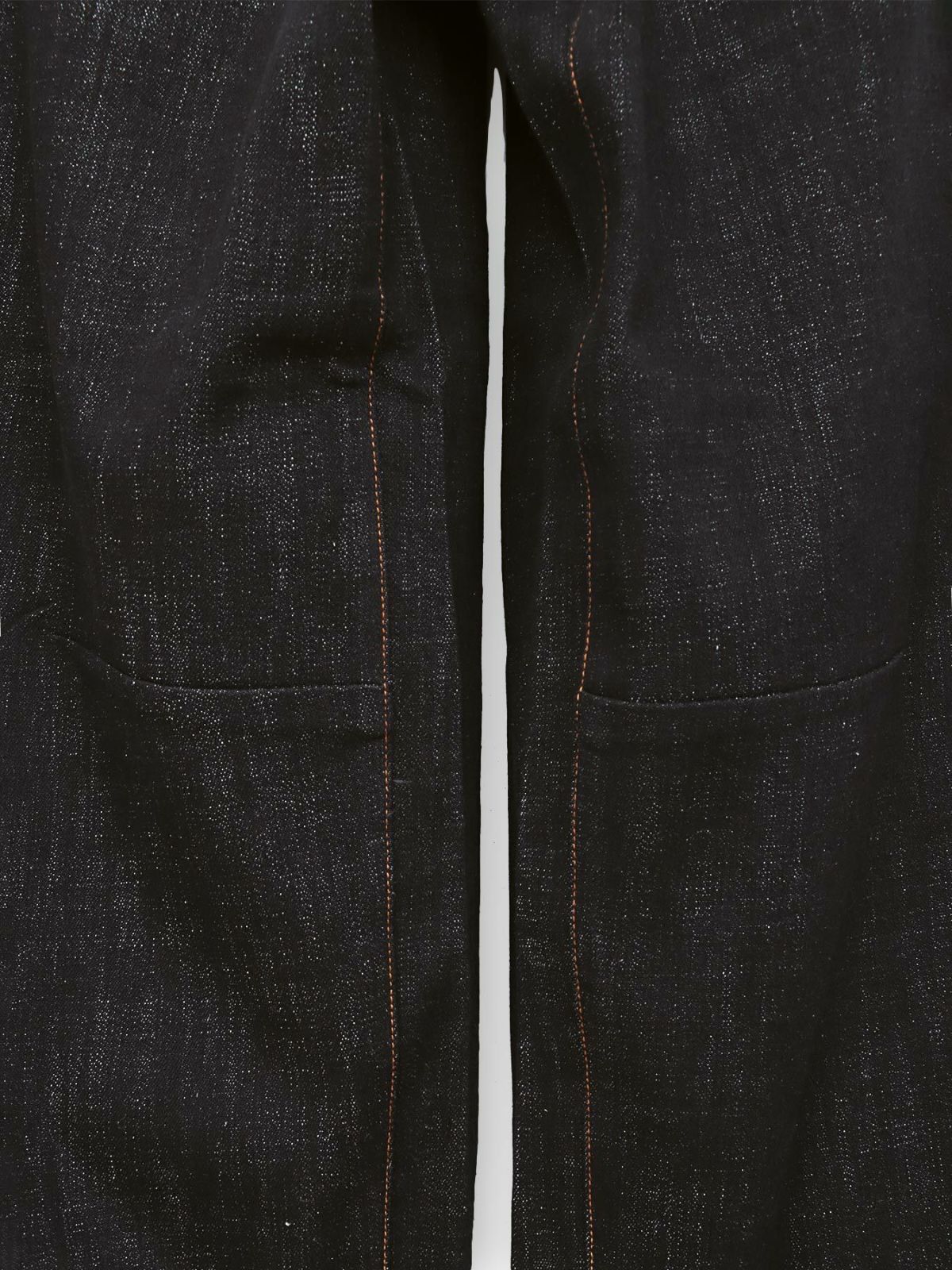 【今昔 -KON-JAKU-】“清明風月”総刺繍ワイドデニムパンツ