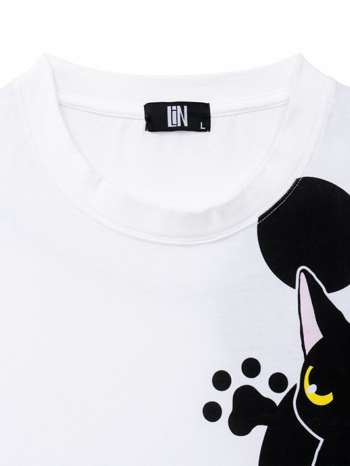 【LiN】“水玉模様からこんにちは”プリントロンT