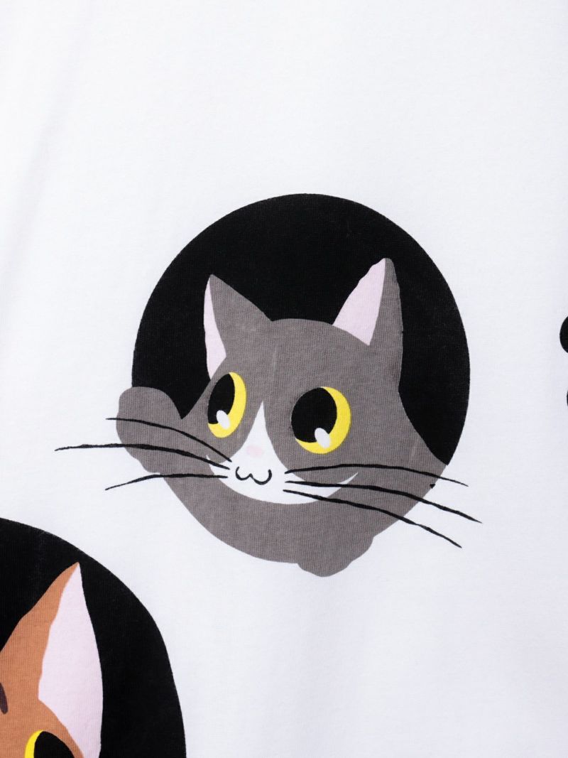 【LiN】“水玉模様からこんにちは”プリントロンT