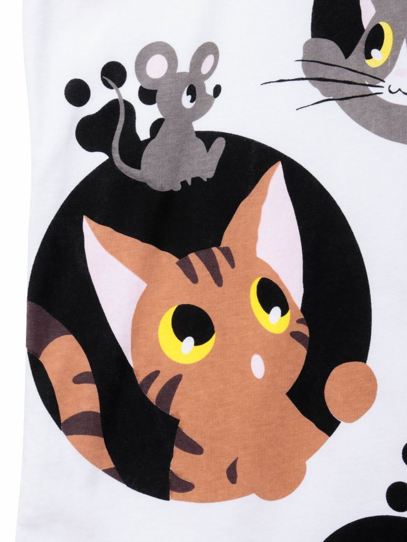 【LiN】“水玉模様からこんにちは”プリントロンT