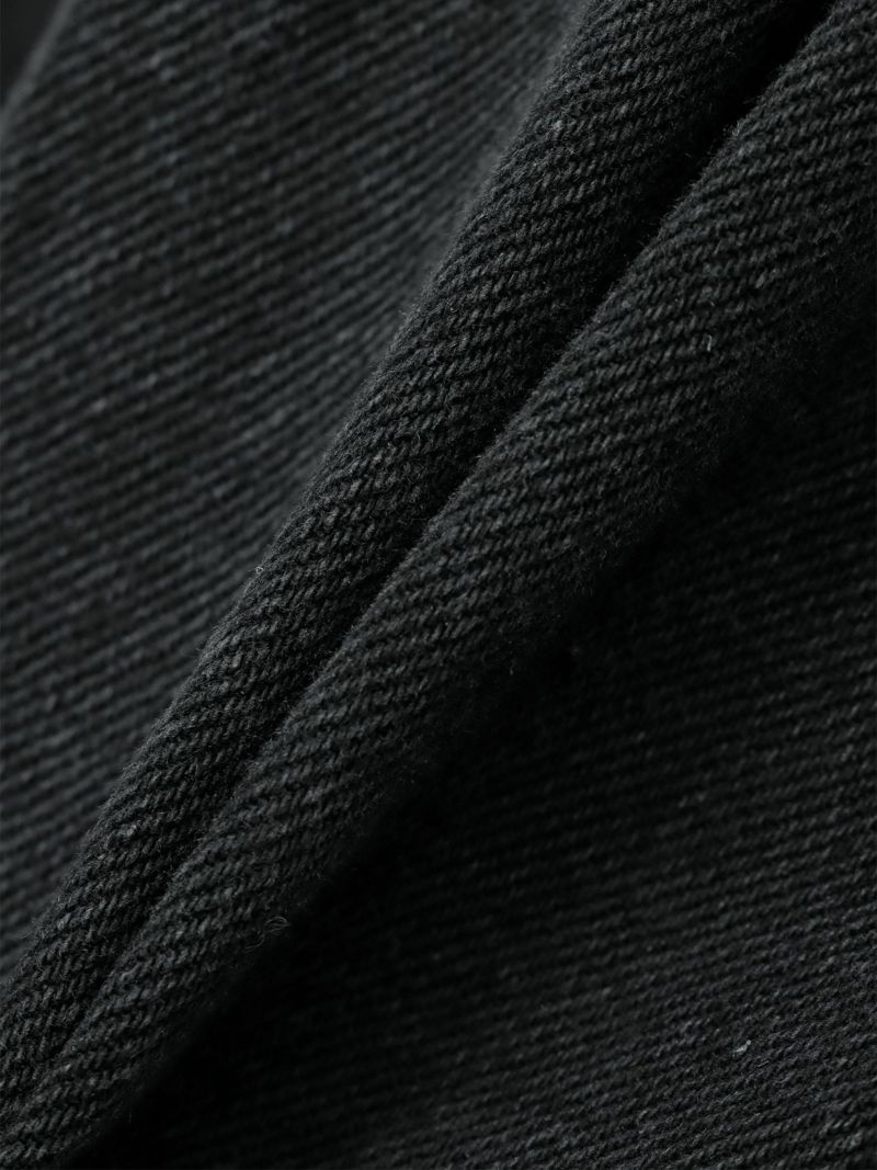 【絡繰魂・漆】“闇と狼”総刺繍デニムシャツ