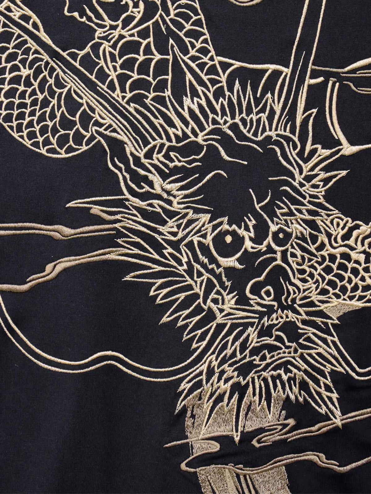 【絡繰魂】“古の龍”総刺繍ロンT