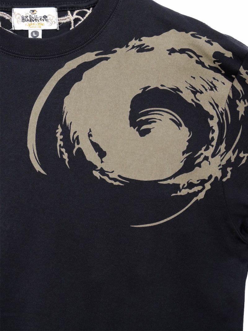 【絡繰魂】“古の龍”総刺繍ロンT