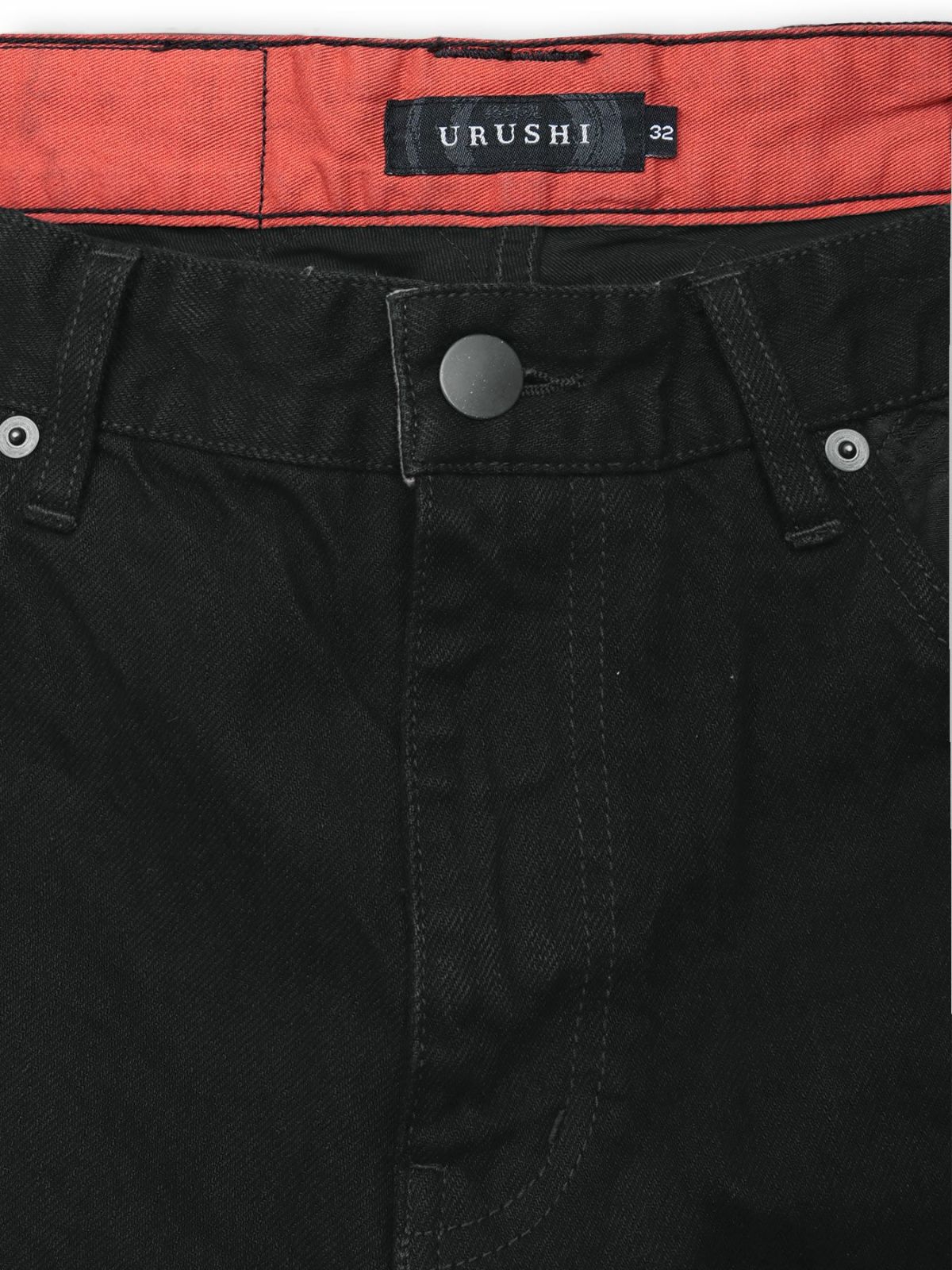 【絡繰魂・漆】“漆桜”総刺繍デニムパンツ