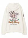 【BETTY BOOP】“RABBIT BETTY”刺繍入りZIPパーカー