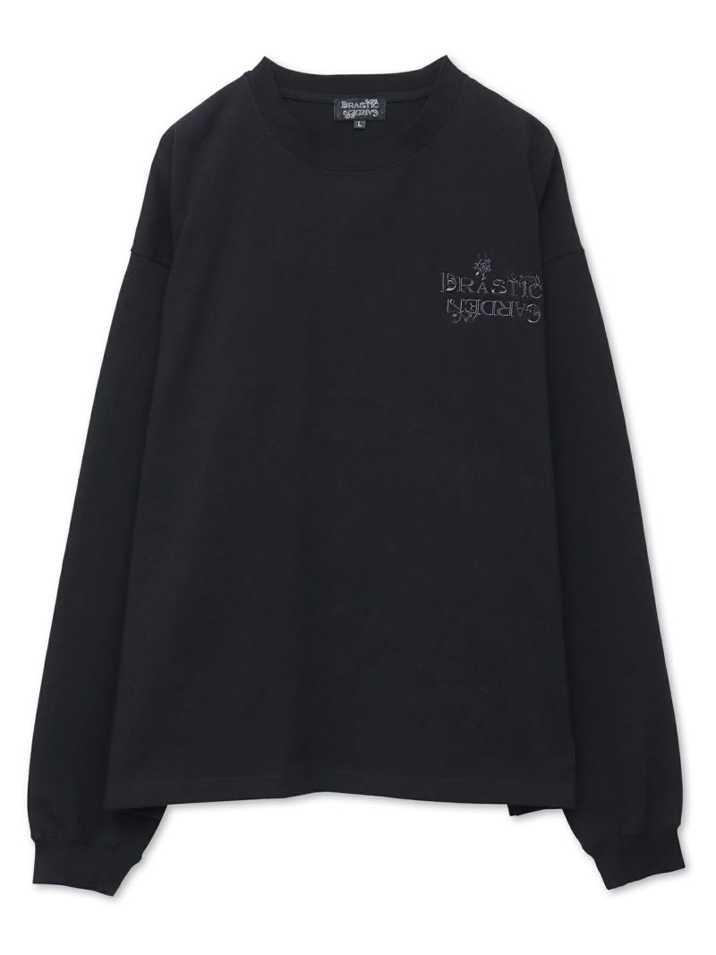 【DRASTIC GARDEN】“漆黒の華々”総刺繍BGIシルエットロンT