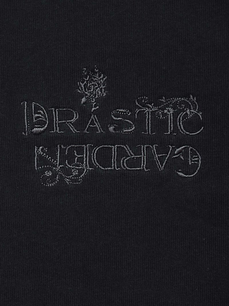 【DRASTIC GARDEN】“漆黒の華々”総刺繍BGIシルエットロンT