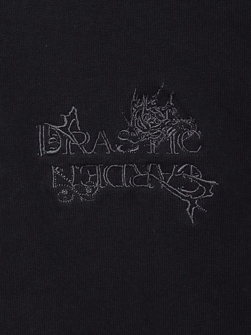 【DRASTIC GARDEN】“漆黒の華々”総刺繍BGIシルエットロンT