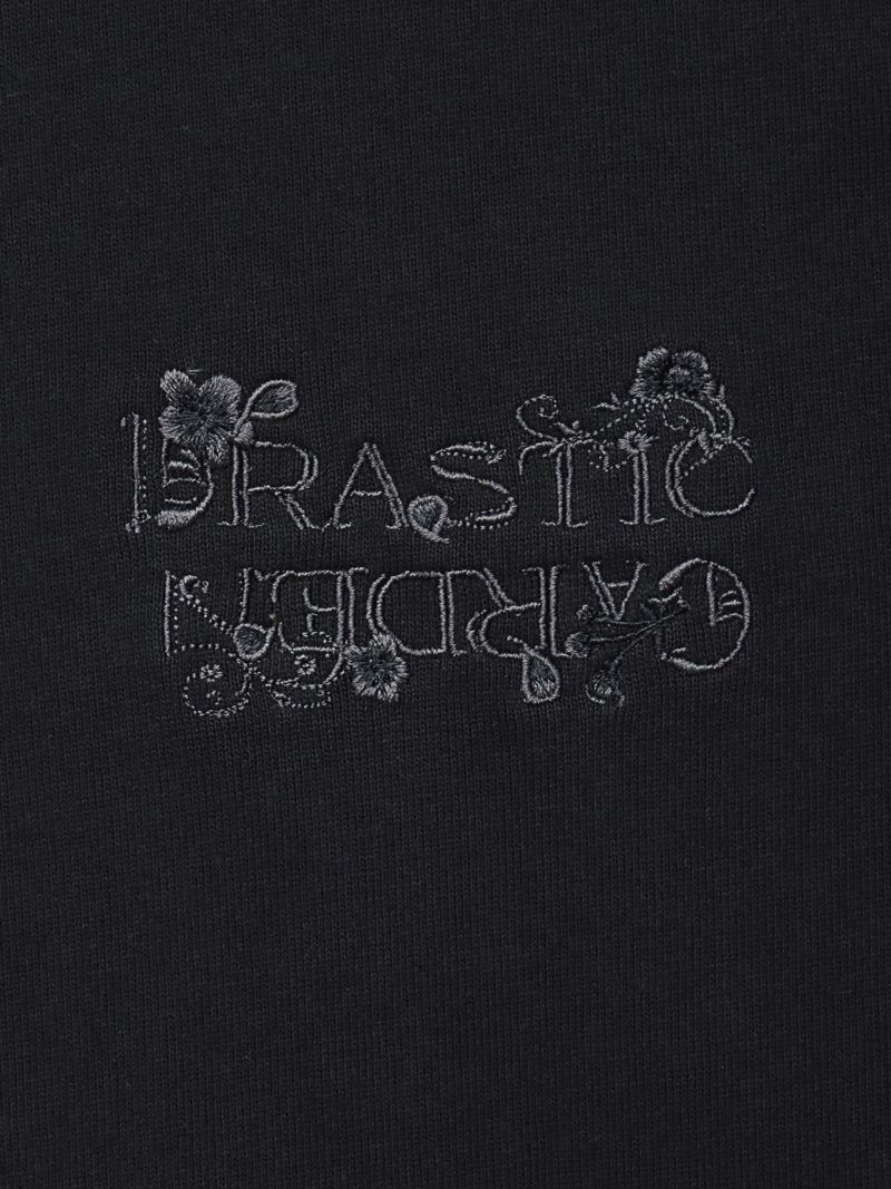 【DRASTIC GARDEN】“漆黒の華々”総刺繍BGIシルエットロンT