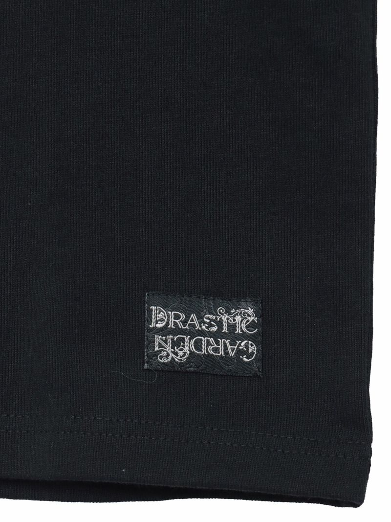 【DRASTIC GARDEN】“漆黒の華々”総刺繍BGIシルエットロンT