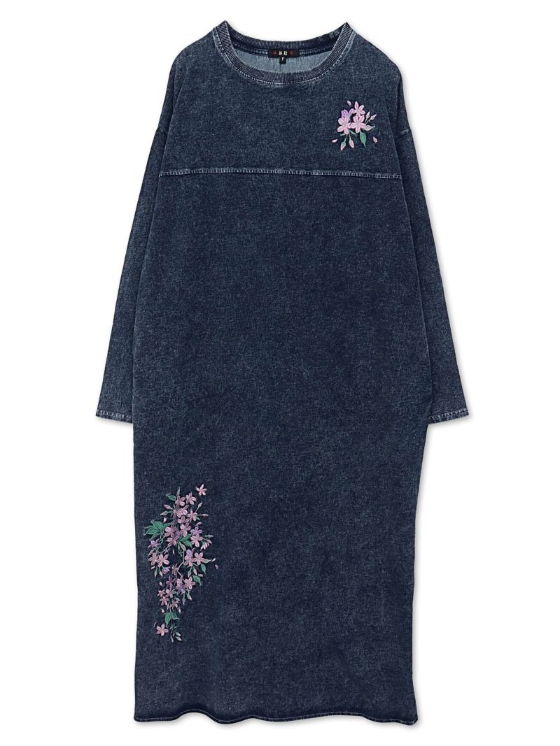 【雅結】桜刺繍ワンピース