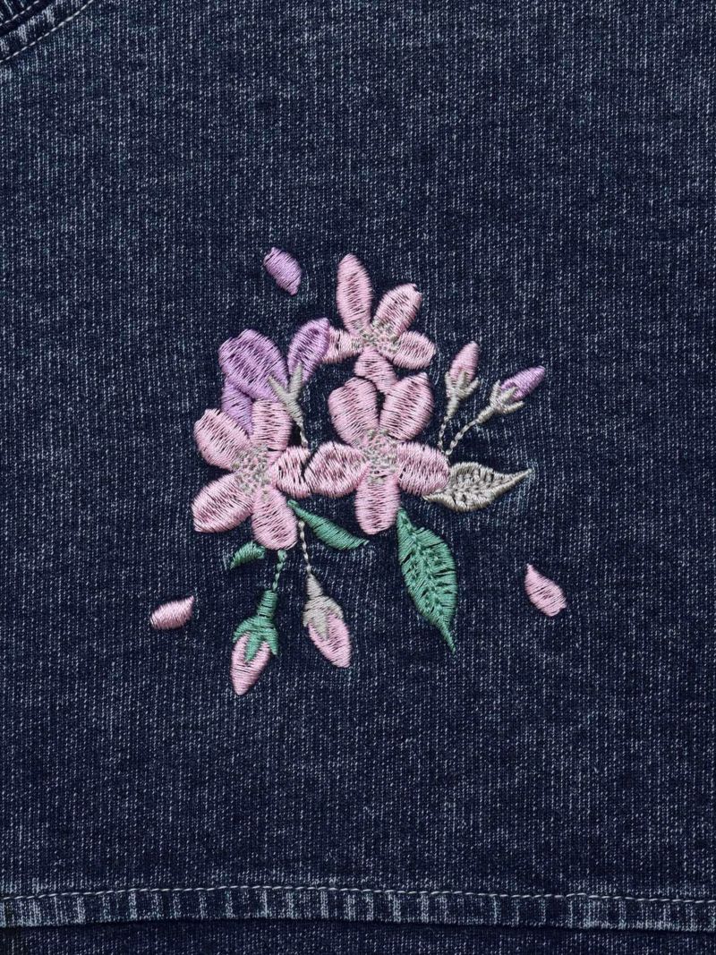 【雅結】桜刺繍ワンピースv