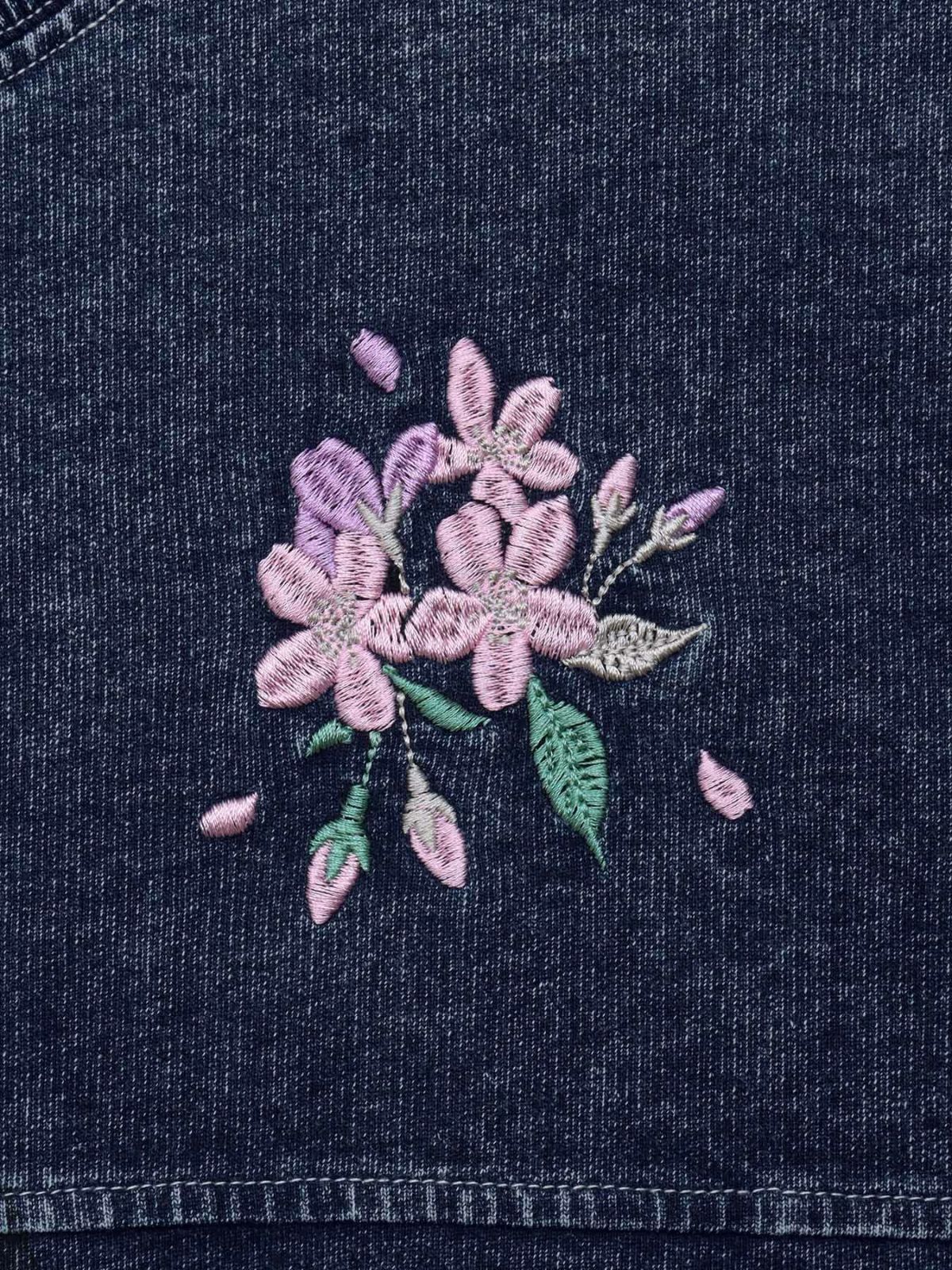 【雅結】桜刺繍ワンピースv