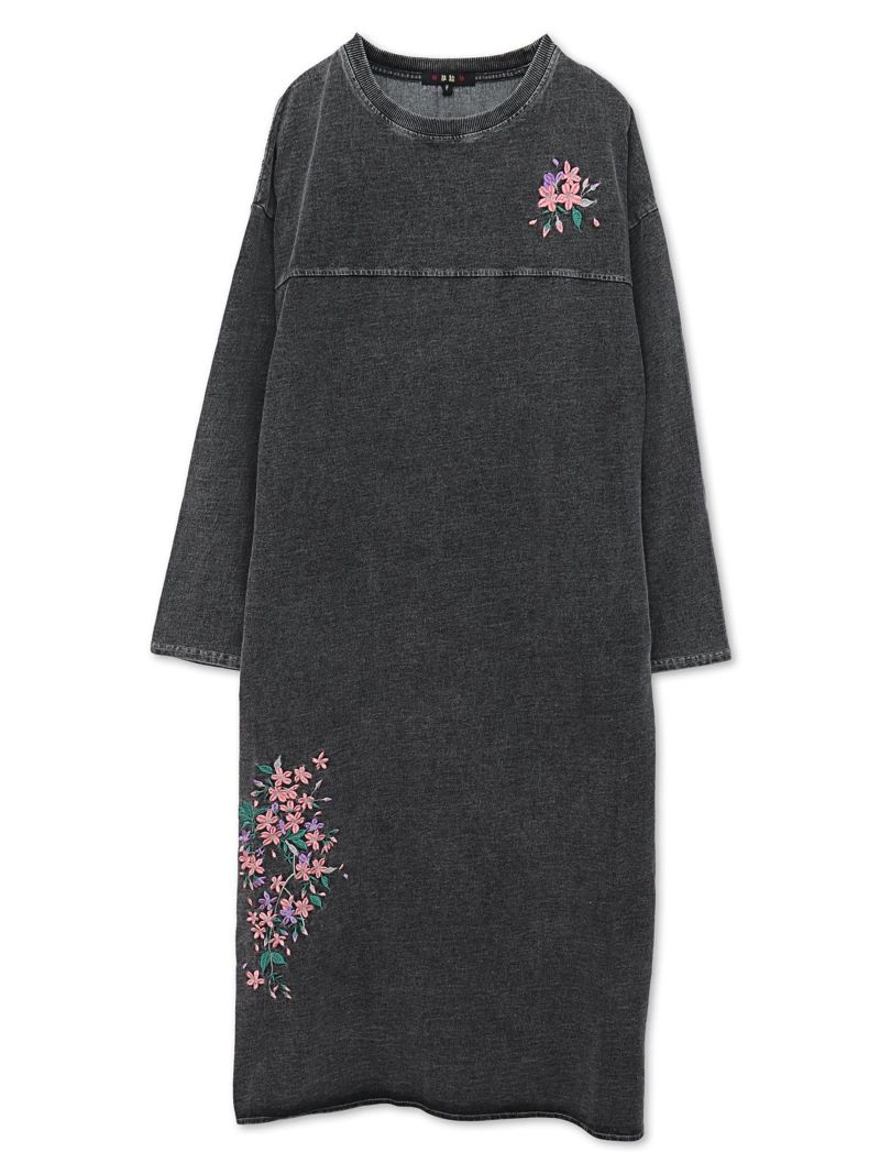 【雅結】桜刺繍ワンピース