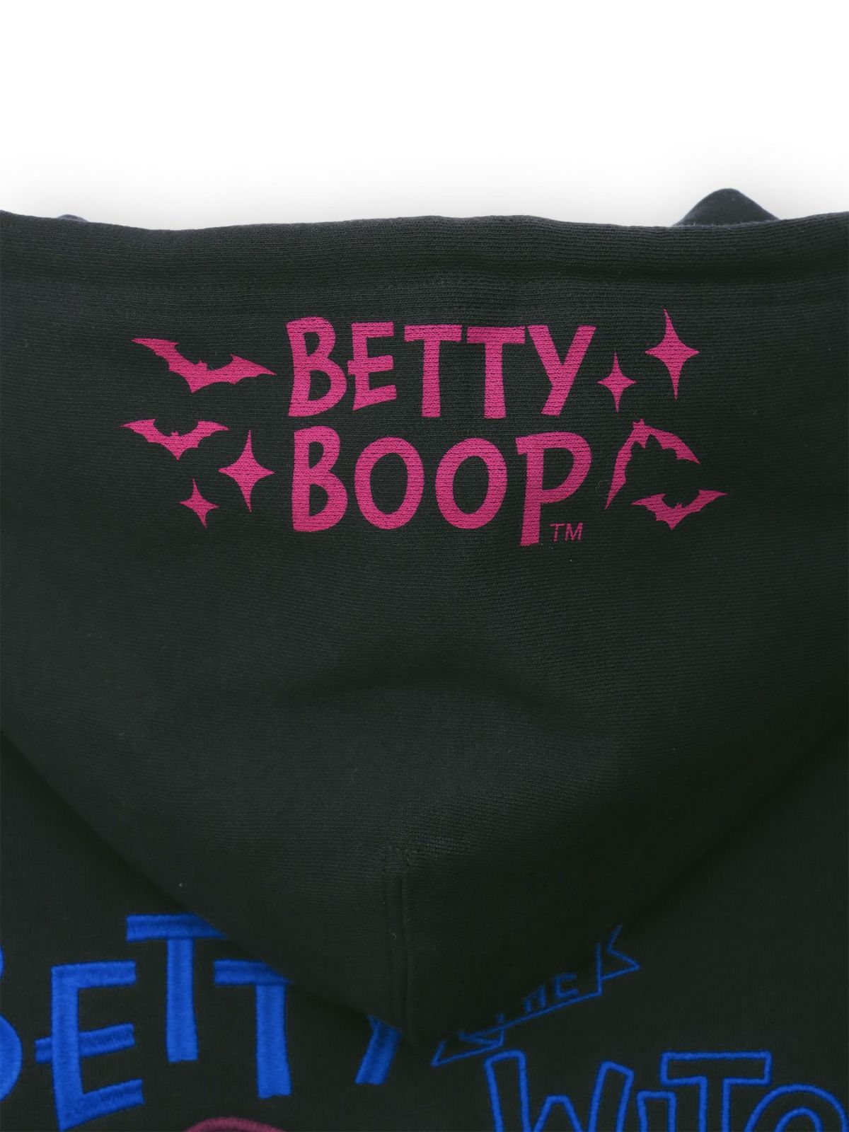 【BETTY BOOP】“BETTY THE WITCH”刺繍入りZIPパーカー〔別注：web限定カラー〕