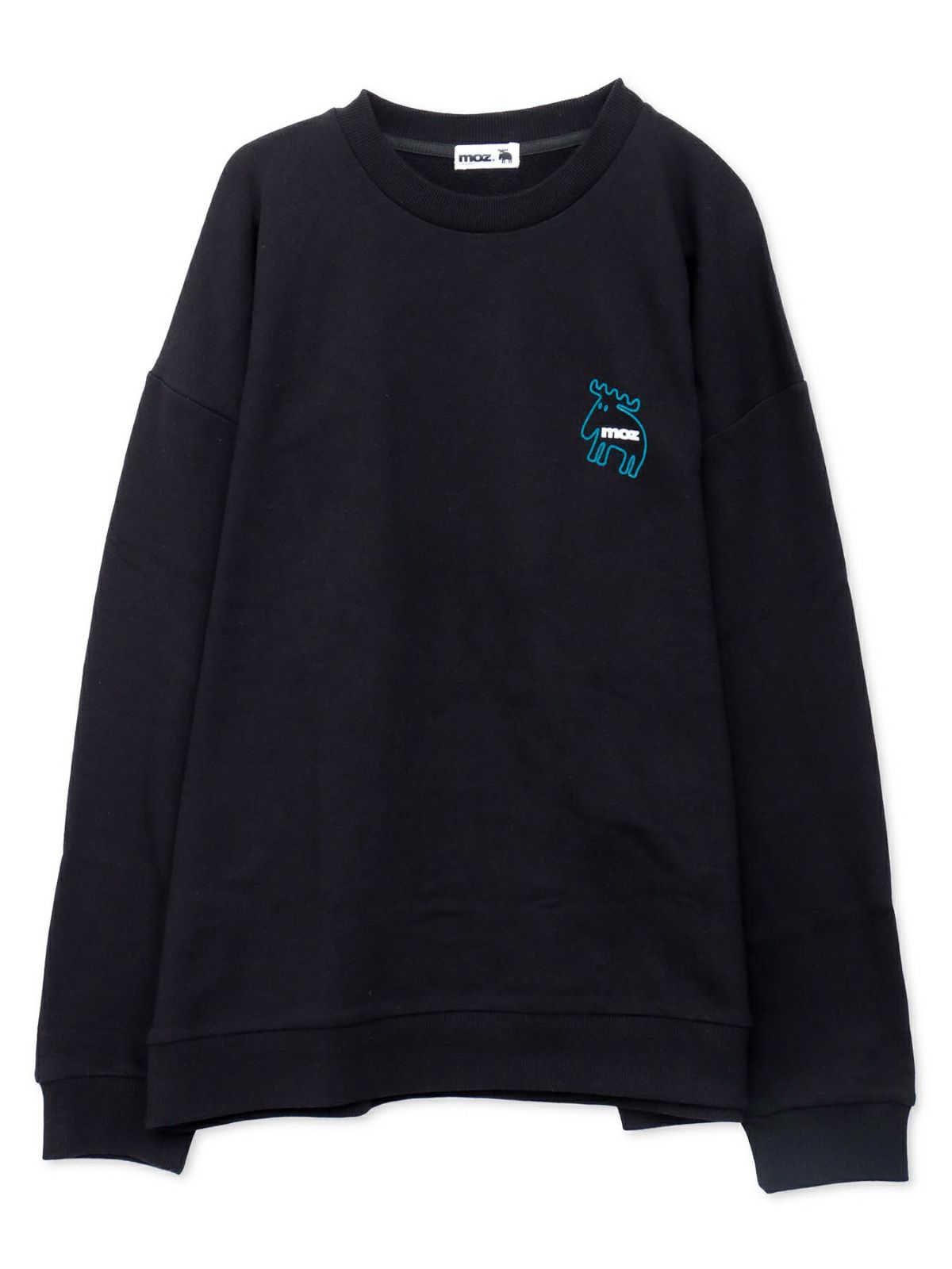 【moz】エルク フロッキープリントトレーナー〔別注〕