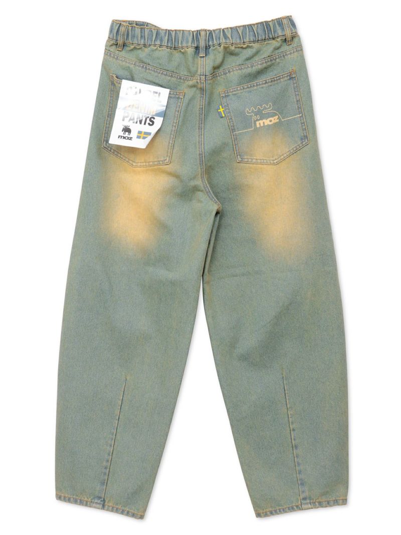【moz】バレルレッグデニムパンツ〔別注〕