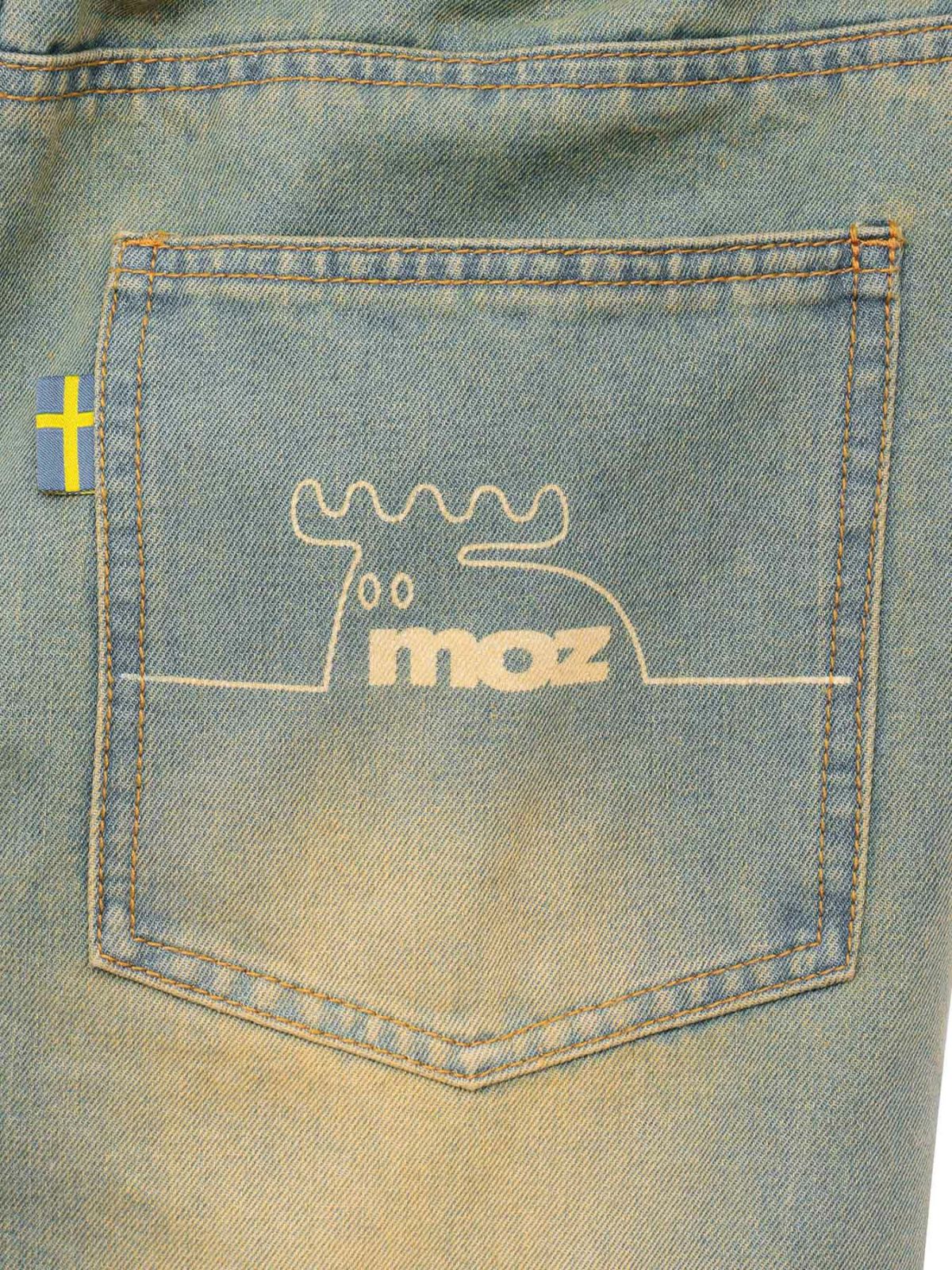 【moz】バレルレッグデニムパンツ〔別注〕