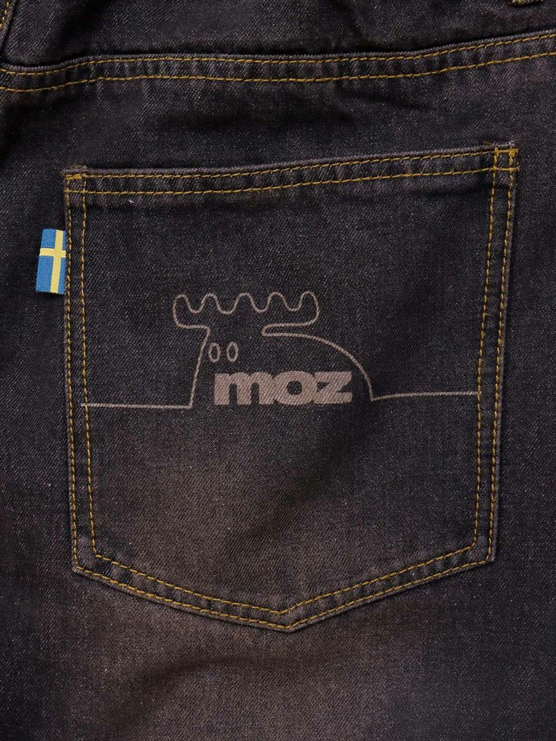 【moz】バレルレッグデニムパンツ〔別注〕