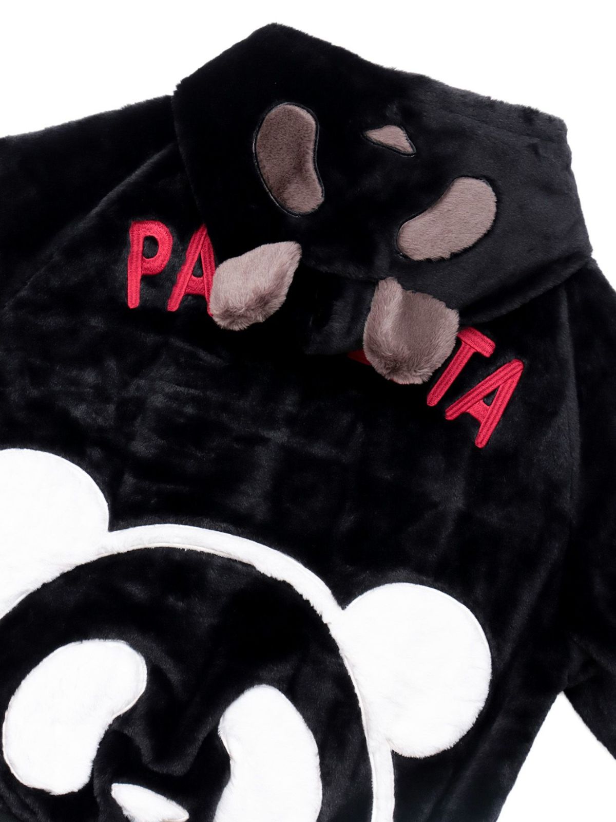 【PANDIESTA JAPAN】ラグラン切替フェイクファーなりきりZIPパーカー